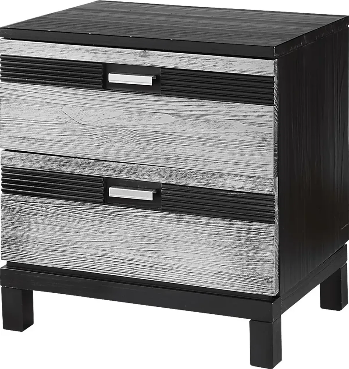 Gardenia Silver Nightstand