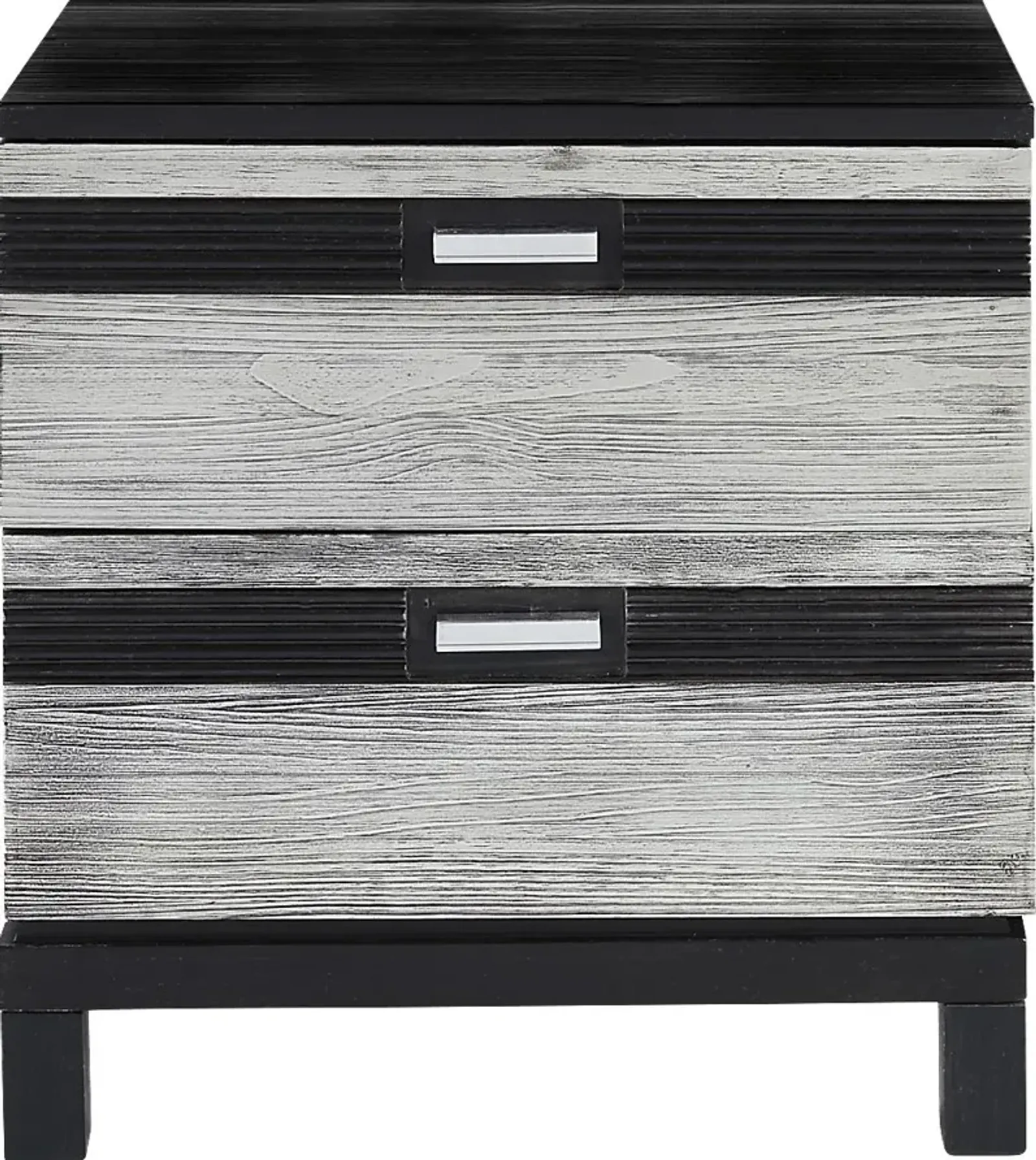 Gardenia Silver Nightstand