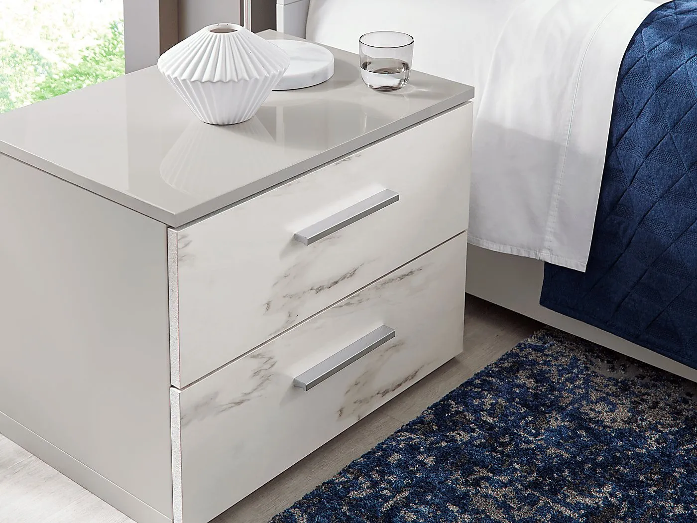 Beatrice Gray Nightstand