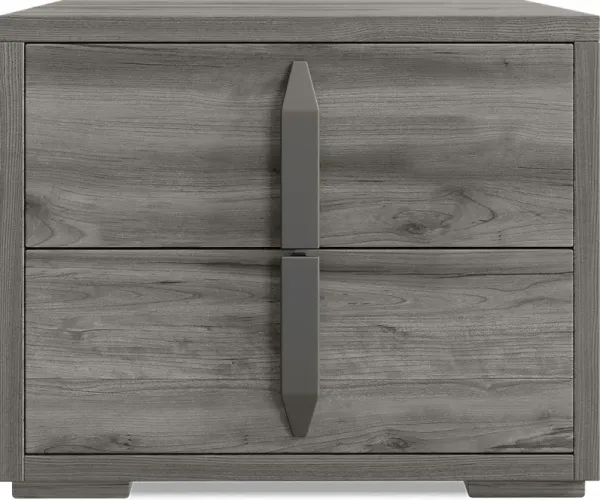 Park Slope Gray Nightstand