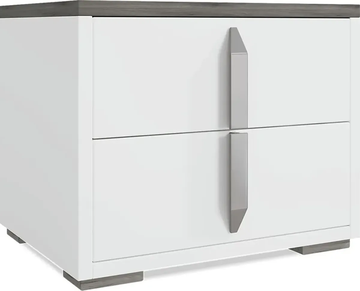 Park Slope White Nightstand
