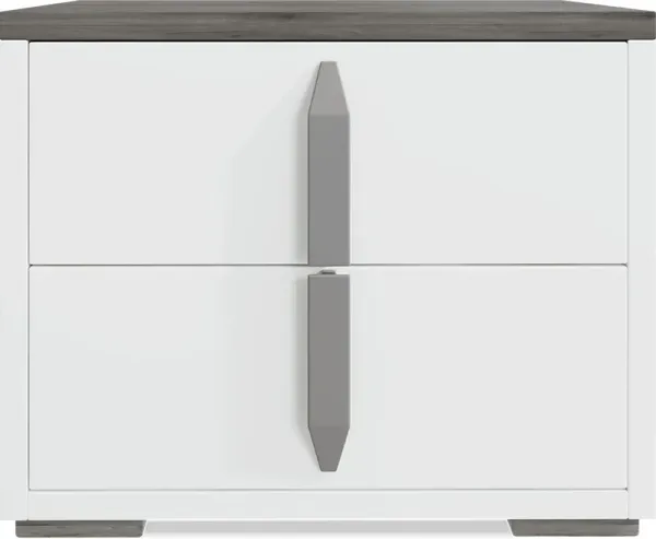 Park Slope White Nightstand