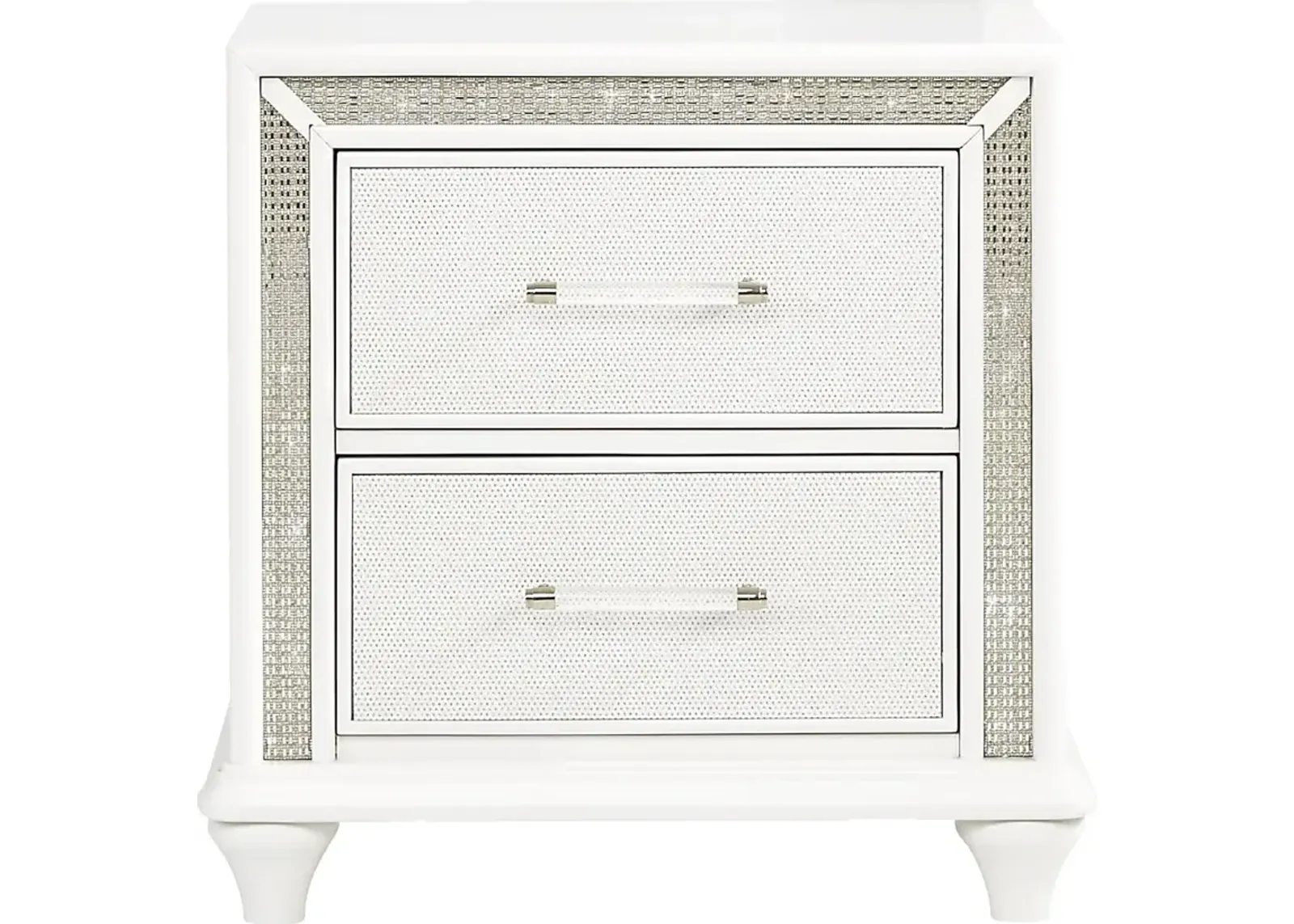 Vegas White Nightstand