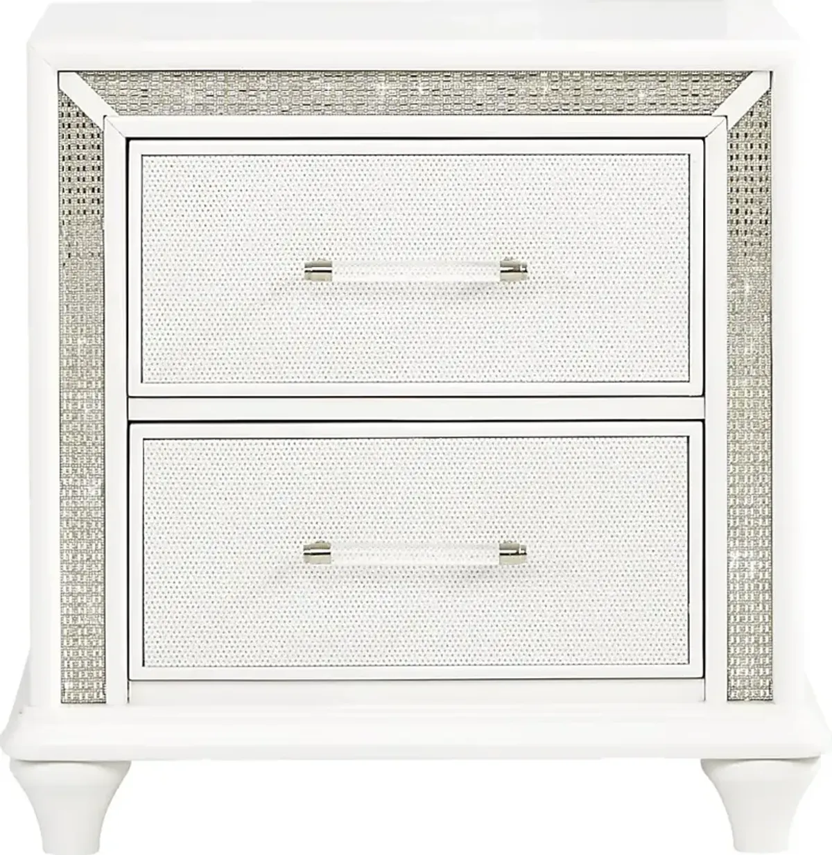 Vegas White Nightstand