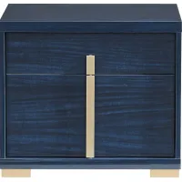 Luxe Point Blue Nightstand