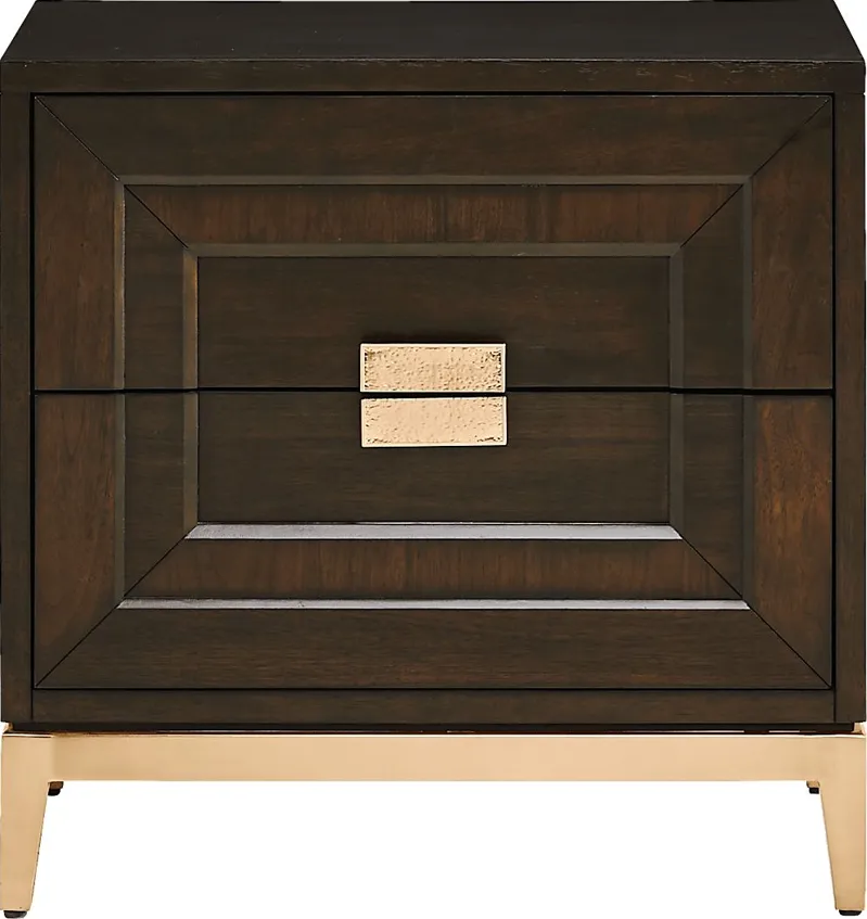 Lavo Brown Cherry Nightstand