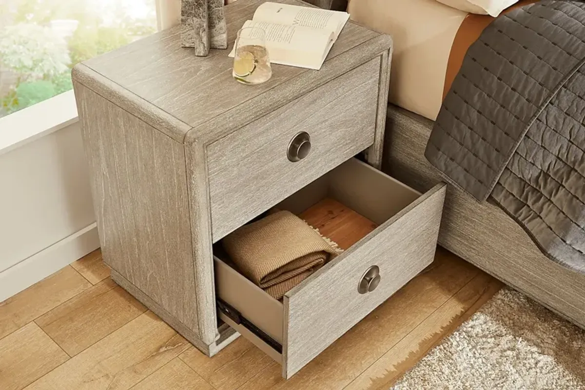 Santa Clarita Light Gray Nightstand