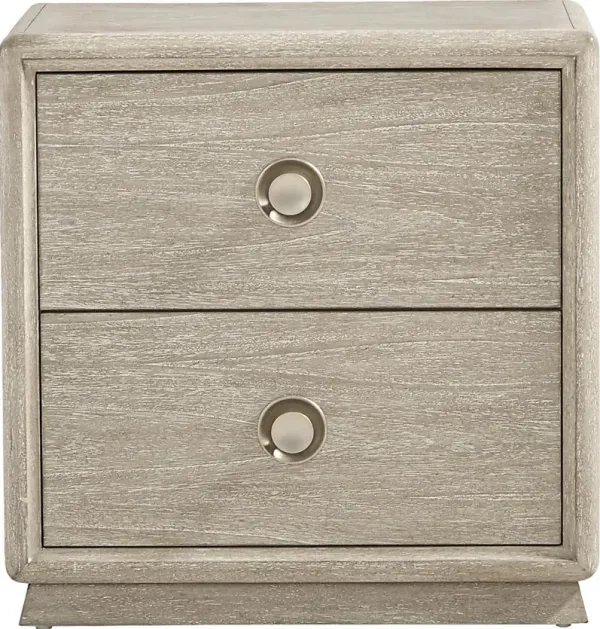 Santa Clarita Light Gray Nightstand