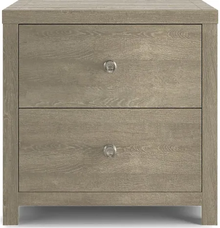Barringer Place Gray Nightstand