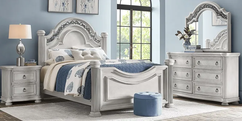 Gallagher Avenue White 5 Pc Queen Panel Bedroom