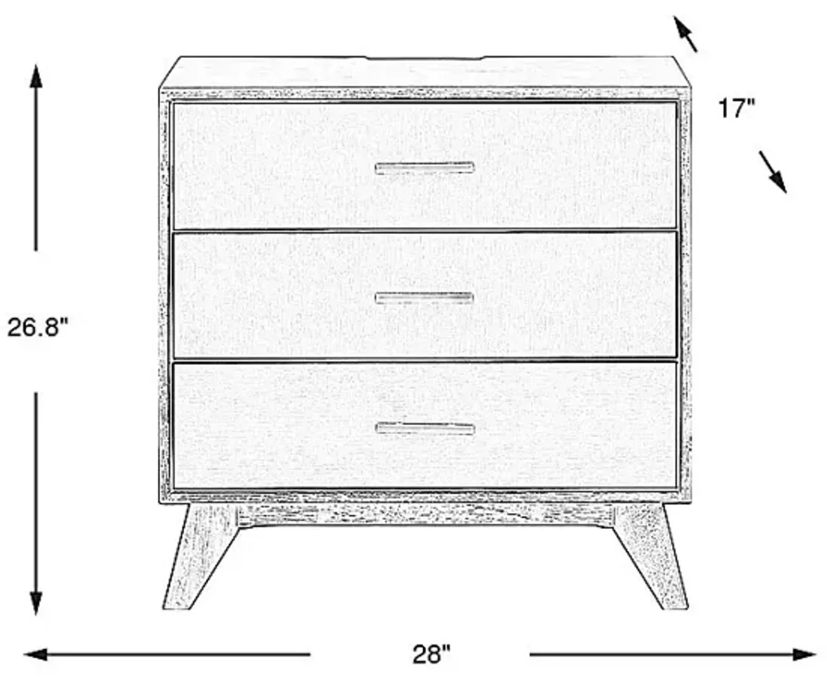 Biscayne Natural Nightstand