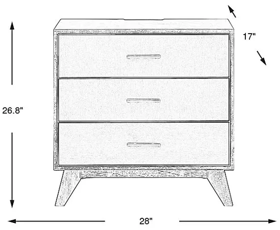 Biscayne Natural Nightstand