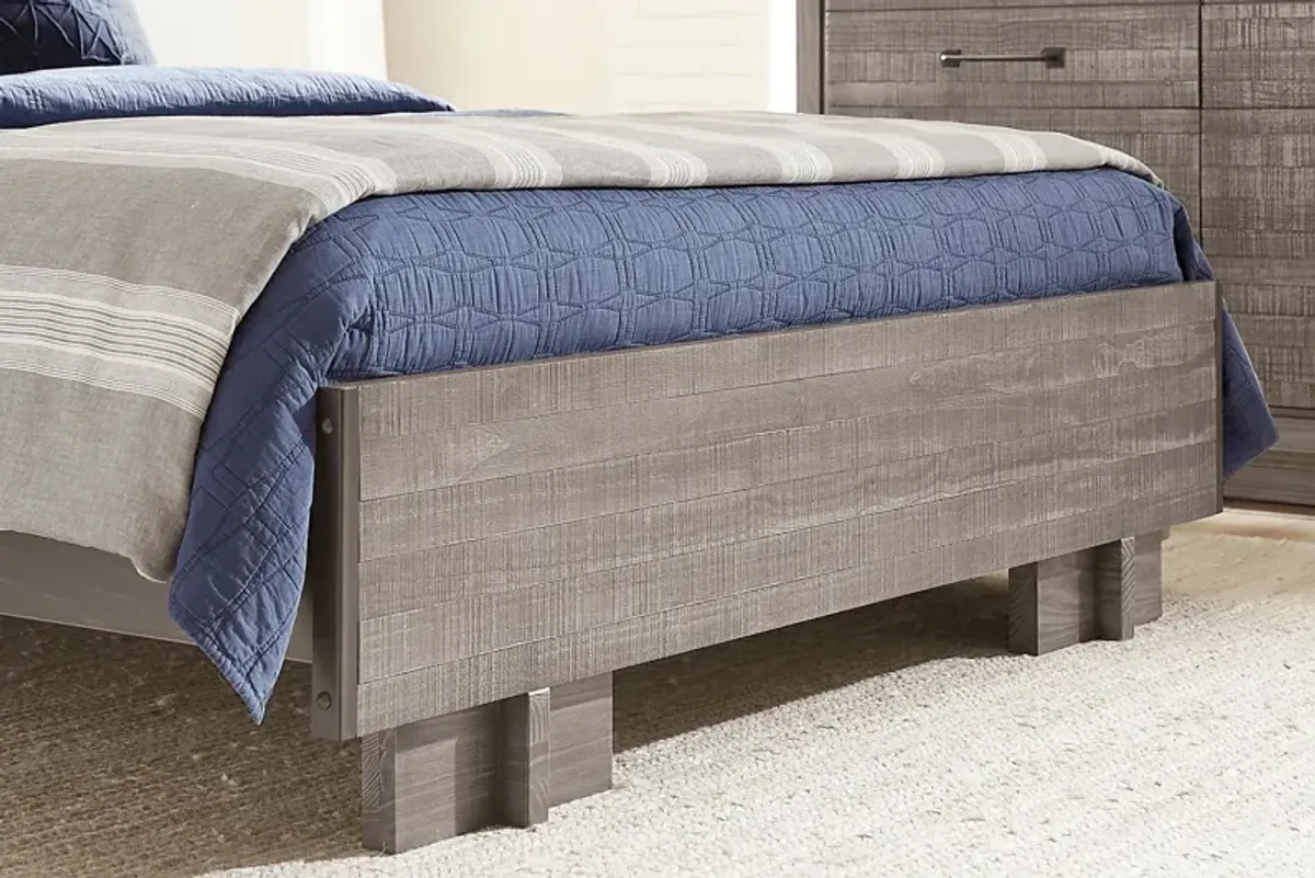 Wyatt Place Gray 3 Pc King Bed