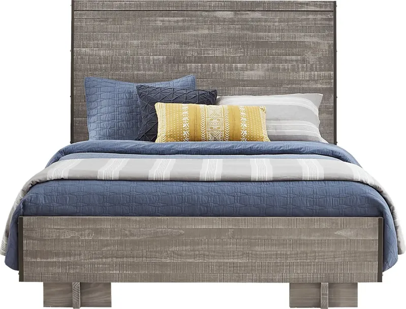Wyatt Place Gray 3 Pc King Bed