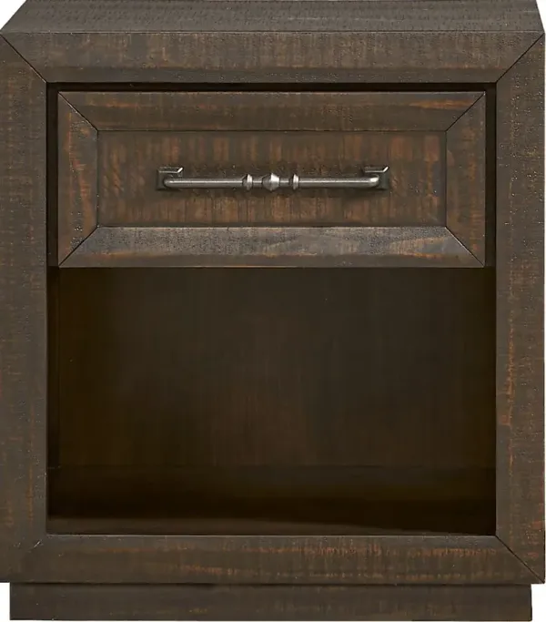 Mckinnon Dark Brown Nightstand