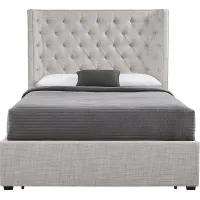 Harlow Hill Light Gray 3 Pc King Upholstered Storage Bed