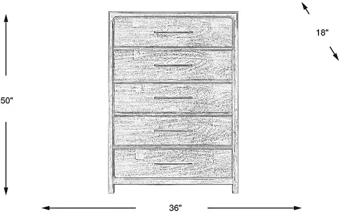 Surrey Ellis Caramel Chest