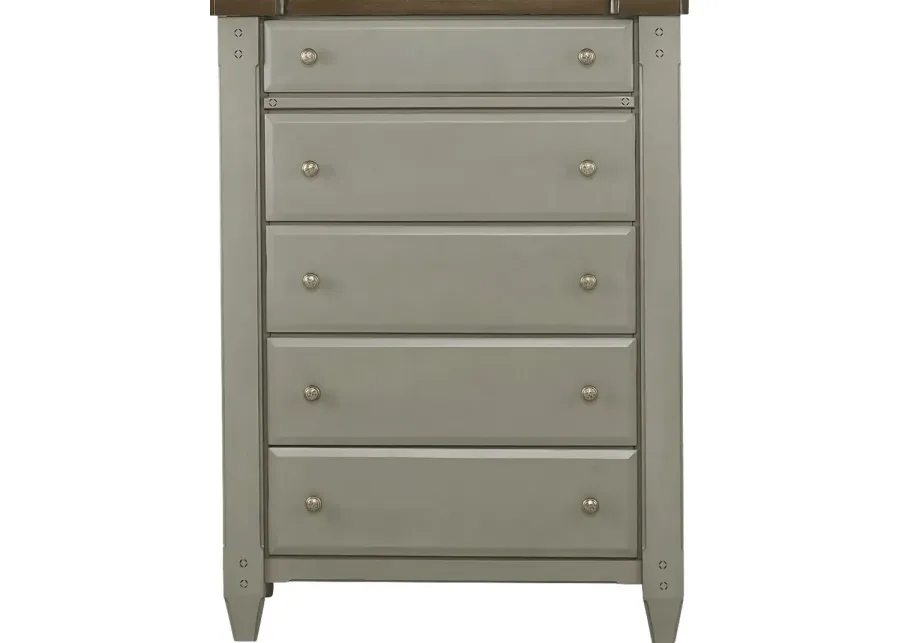 Cottage Town Gray Chest