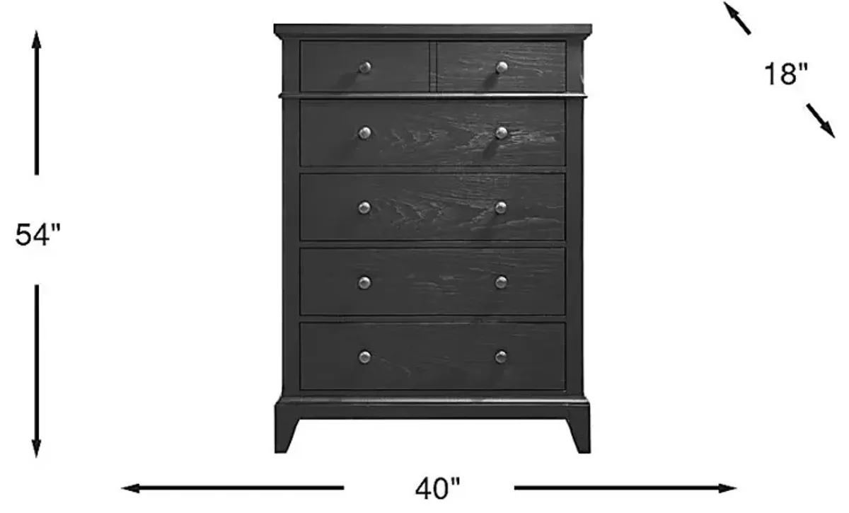 Springville Black Chest
