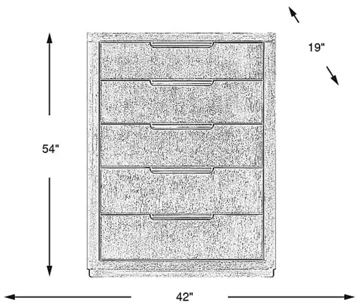 Preston Heights Gray Chest