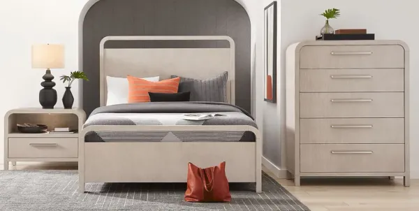 Canyon Light Gray 5 Pc King Panel Bedroom