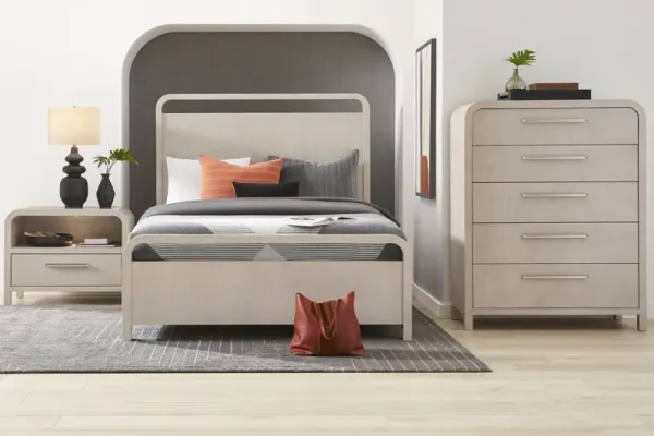 Canyon Light Gray 5 Pc King Panel Bedroom