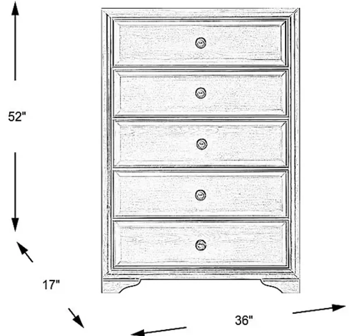 Belcourt Brown Cherry Chest