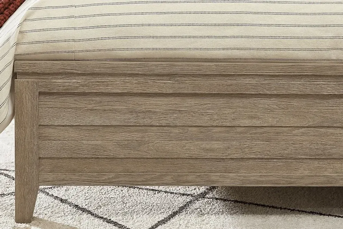 Ellenbrook Brown 5 Pc King Panel Bedroom