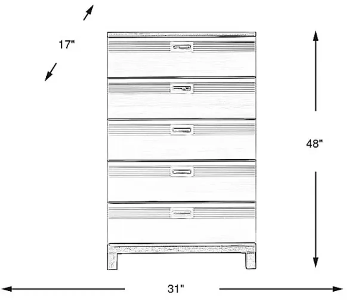 Gardenia Pecan Chest