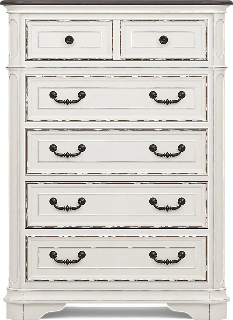 Marien Park White Lift Top Chest