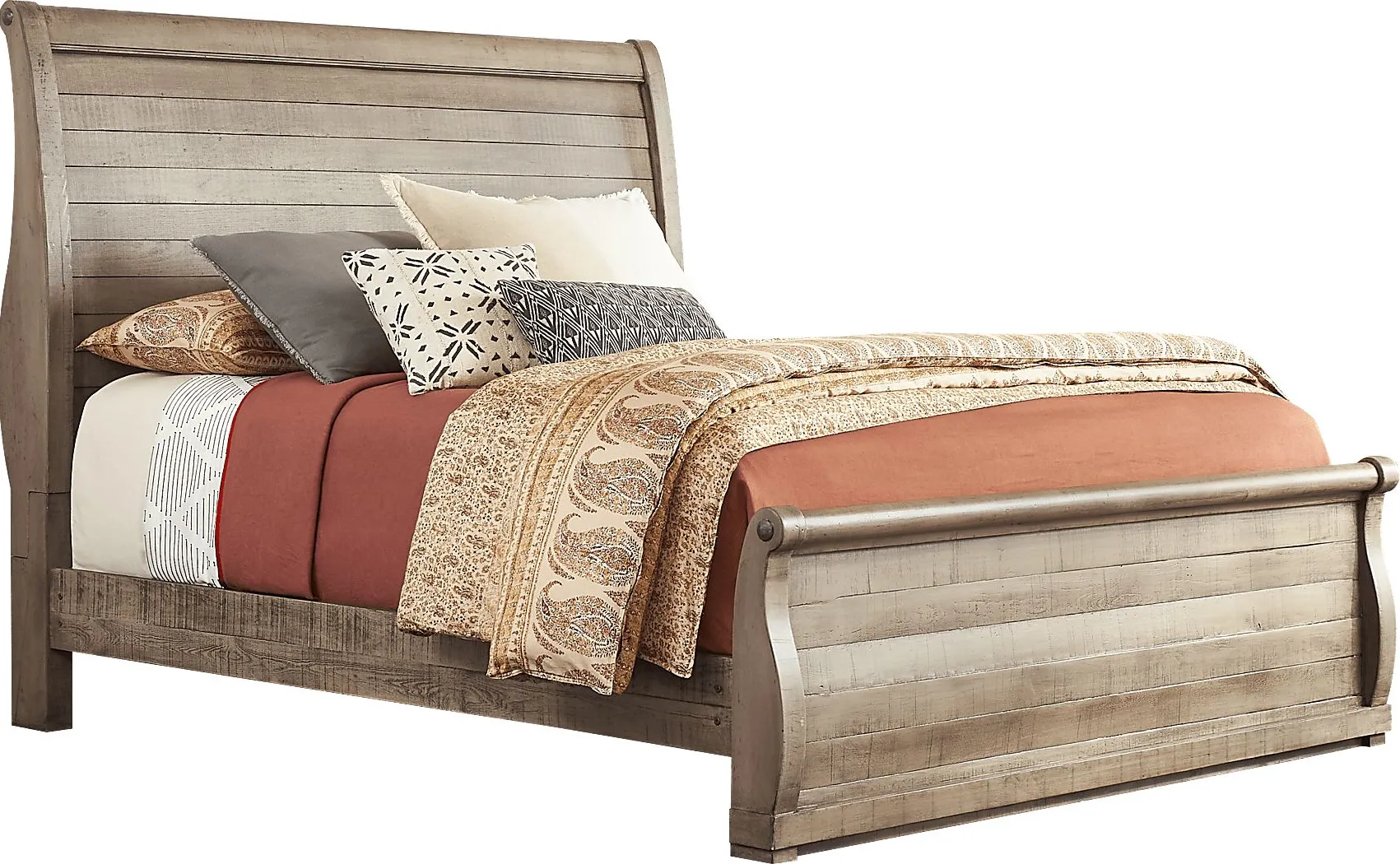 Braxton Place Gray 3 Pc King Bed