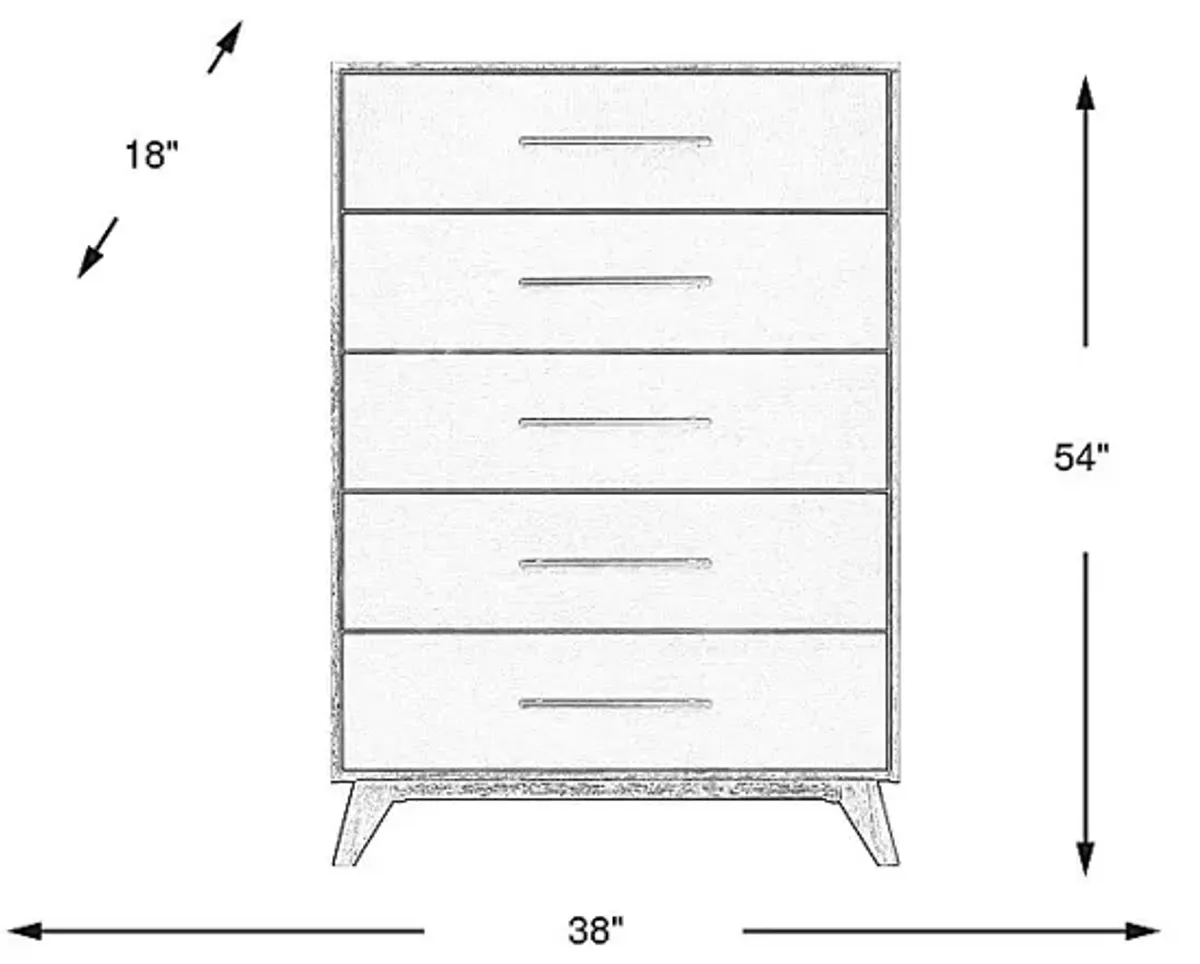 Biscayne Natural Chest