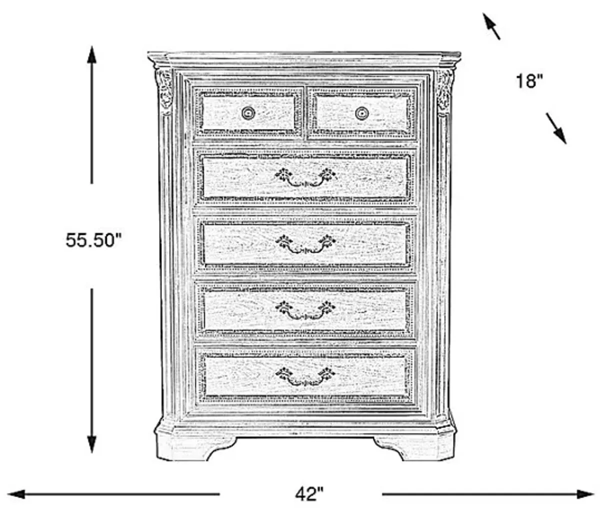 Fuller Brown Cherry Chest