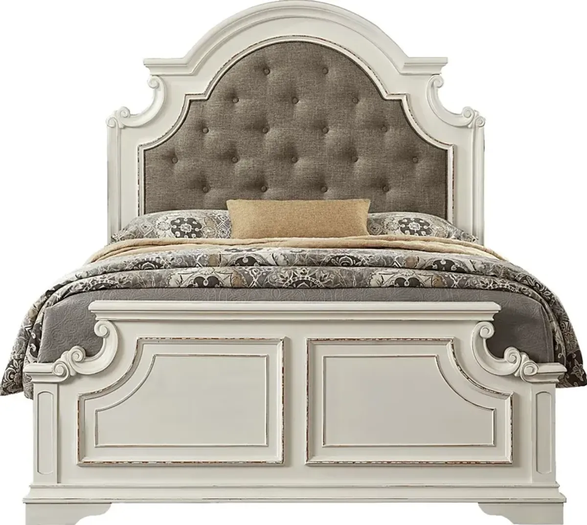 Marien Park White 7 Pc Queen Upholstered Bedroom