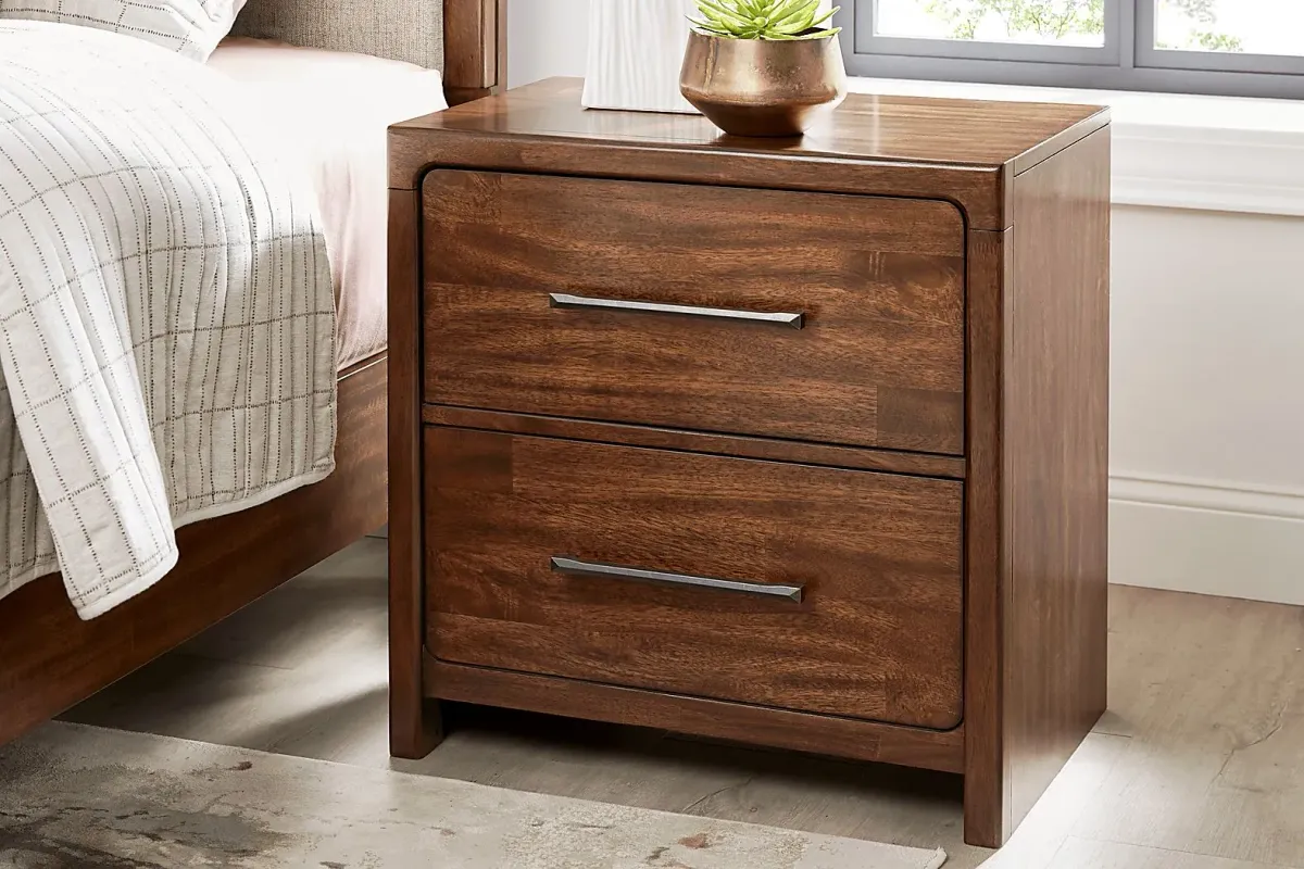 Surrey Ellis Caramel 7 Pc Queen Upholstered Bedroom