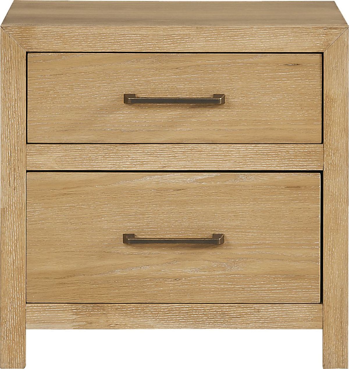 Woodley Natural 7 Pc Queen Panel Bedroom