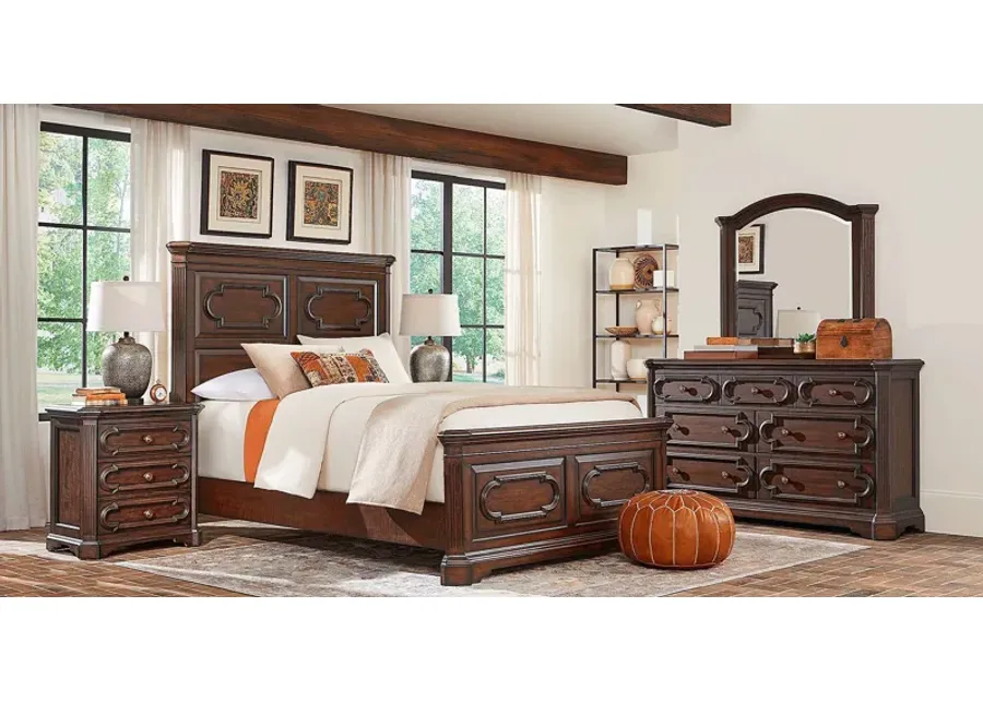 Lindenwood Saddle 7 Pc Queen Panel Bedroom