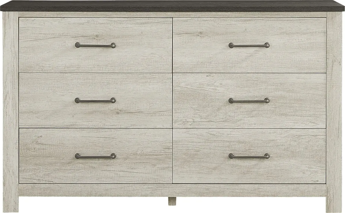 Abilene White 7 Pc Queen Panel Bedroom
