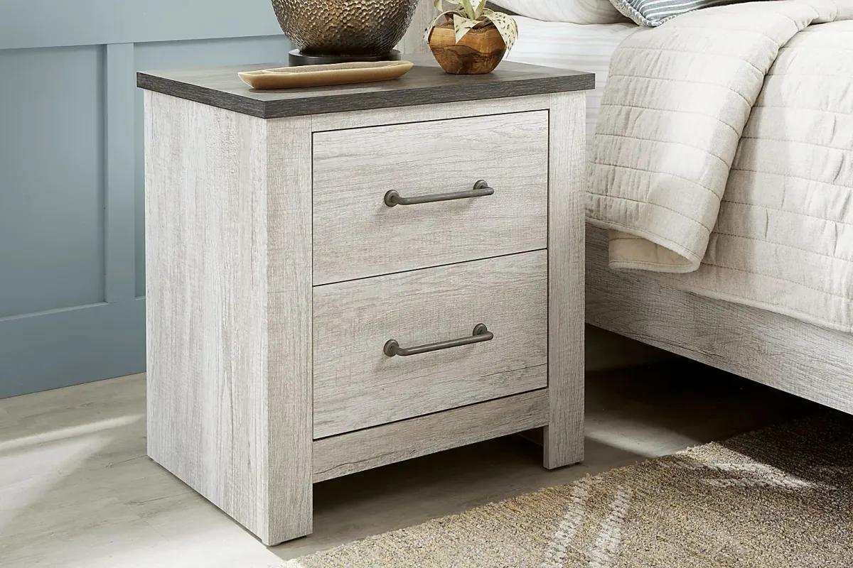 Abilene White 7 Pc Queen Panel Bedroom
