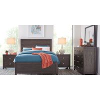 Barringer Place Merlot 7 Pc Queen Panel Bedroom