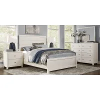 Barringer Place White 7 Pc Queen Panel Bedroom