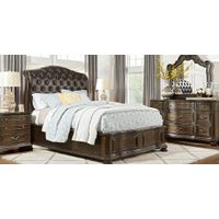 Whittington Cherry 7 Pc King Sleigh Bedroom