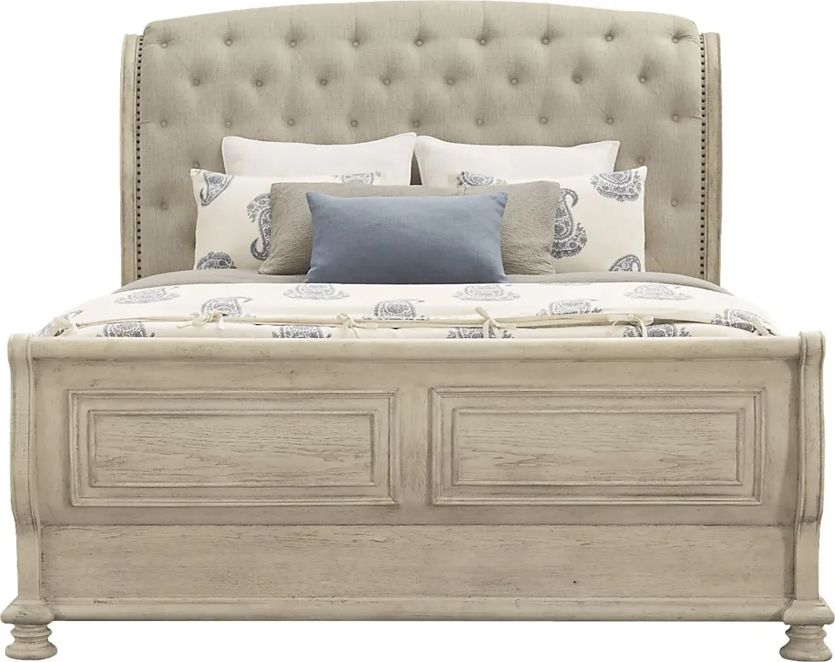 Armitage Off-White 7 Pc King Upholstered Bedroom