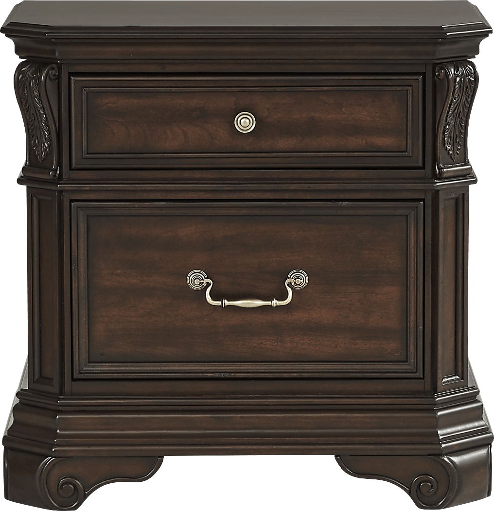 Oakmont Brown Cherry 7 Pc King Bedroom