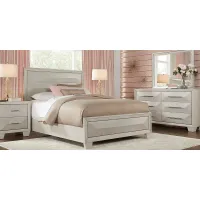 Cambrian Court White 7 Pc King Panel Bedroom