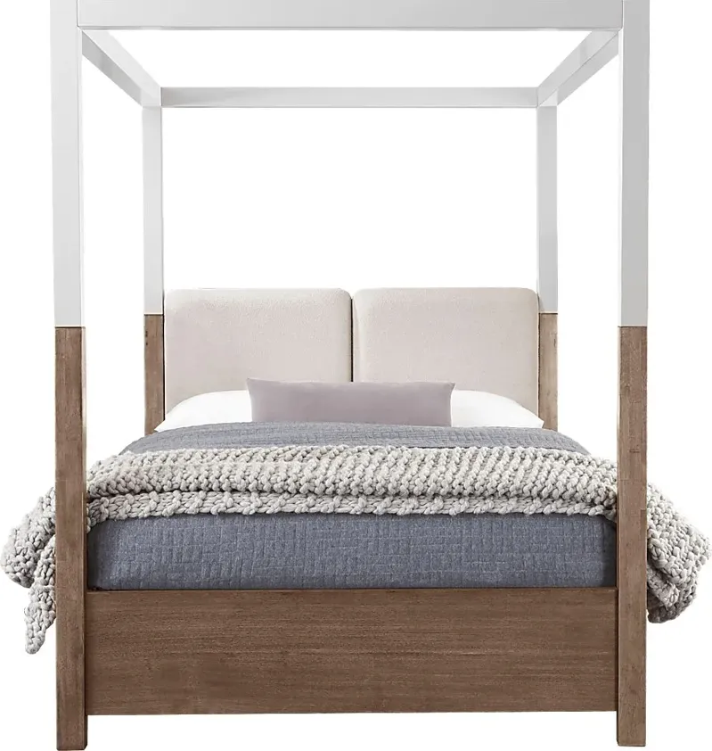 Prospect Heights Caramel 7 Pc King Canopy Bedroom