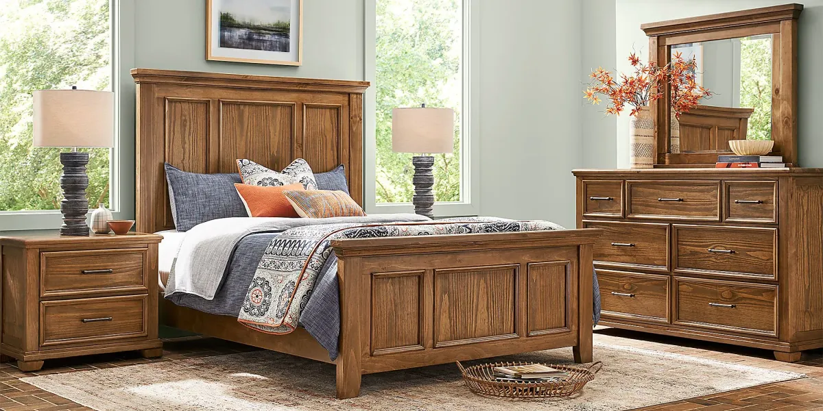 Canyon River Sandstone 7 Pc King Panel Bedroom