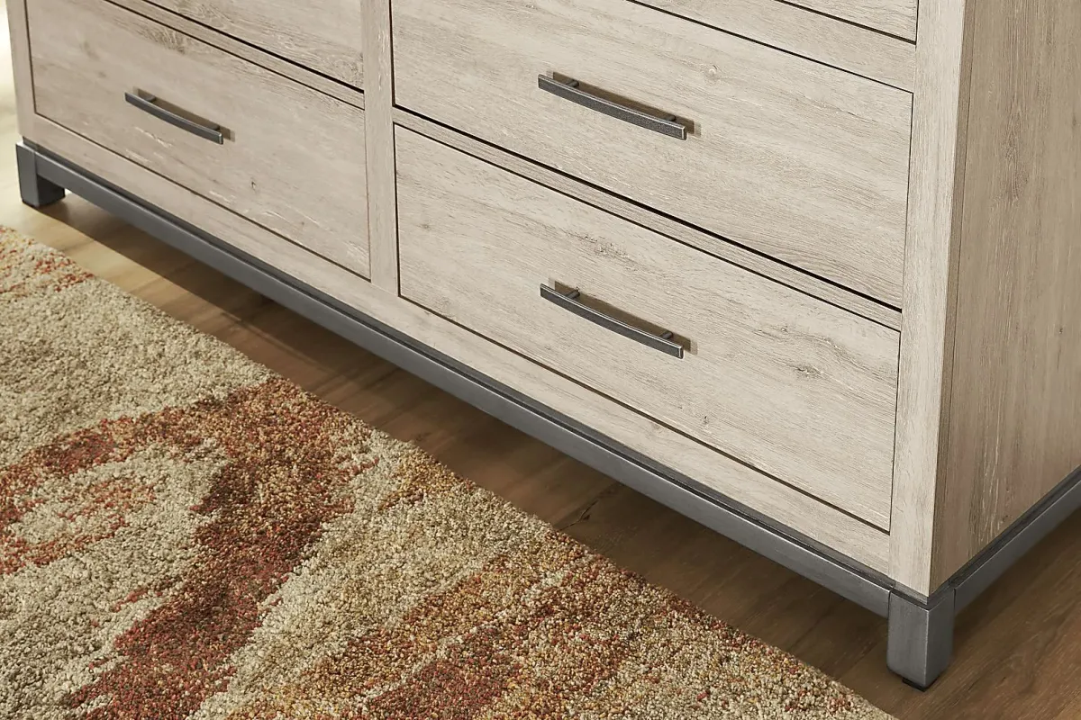 Maxton Place Natural 7 Pc King Bedroom