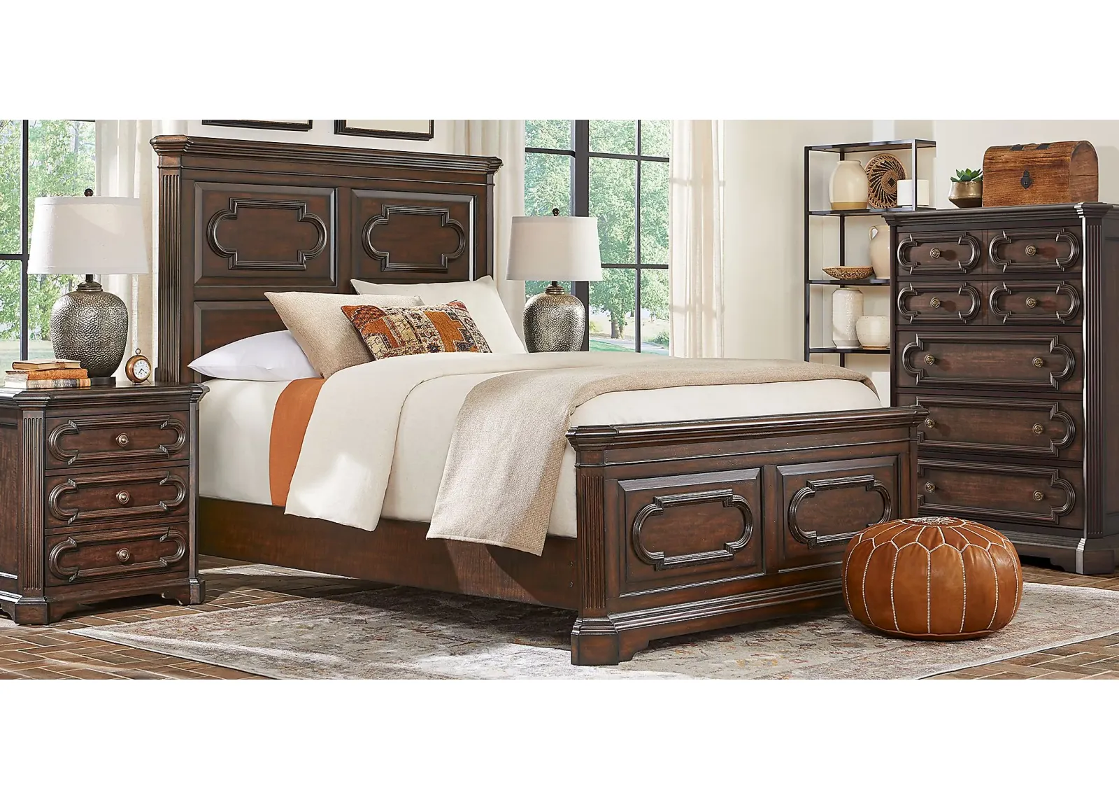 Lindenwood Saddle 5 Pc King Bedroom