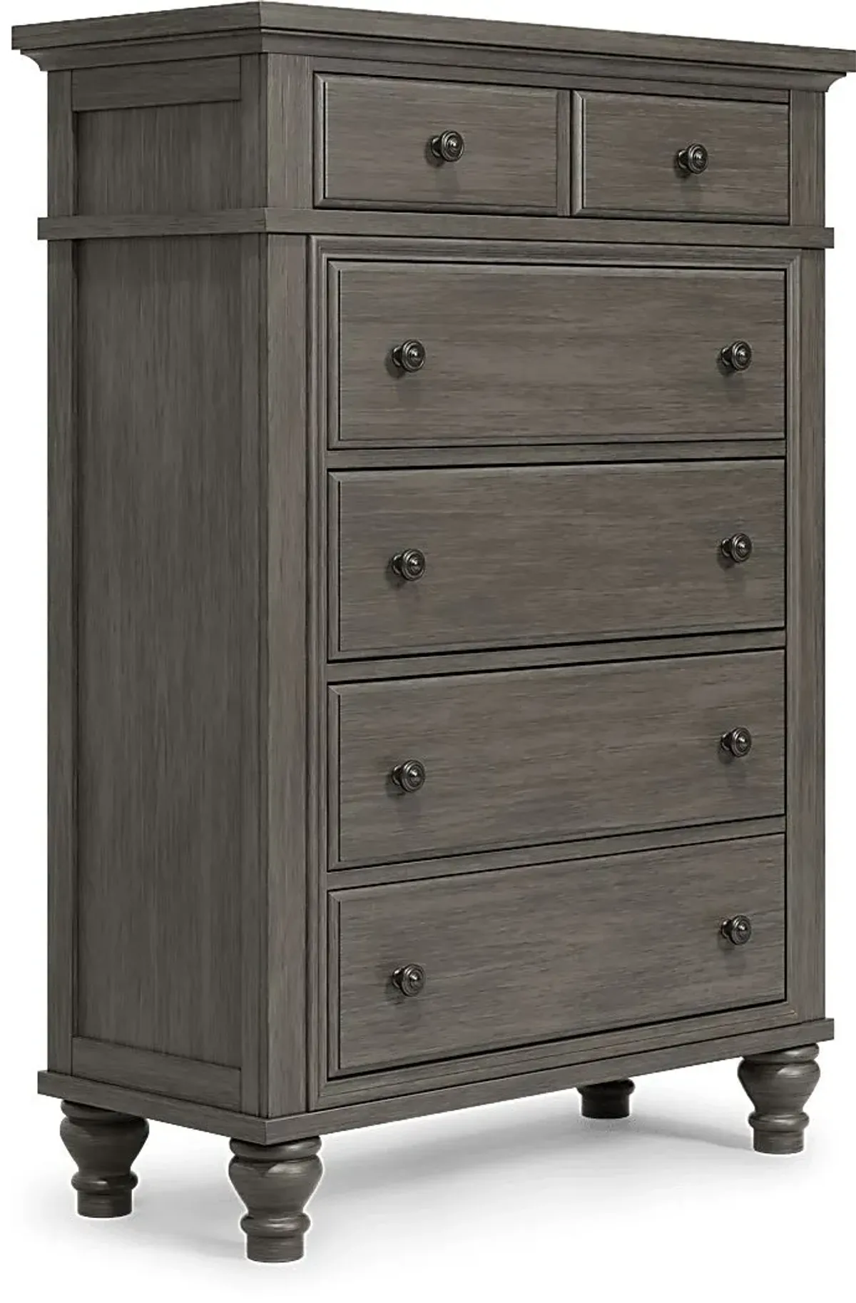 Lake Town Gray 5 Pc Queen Panel Bedroom